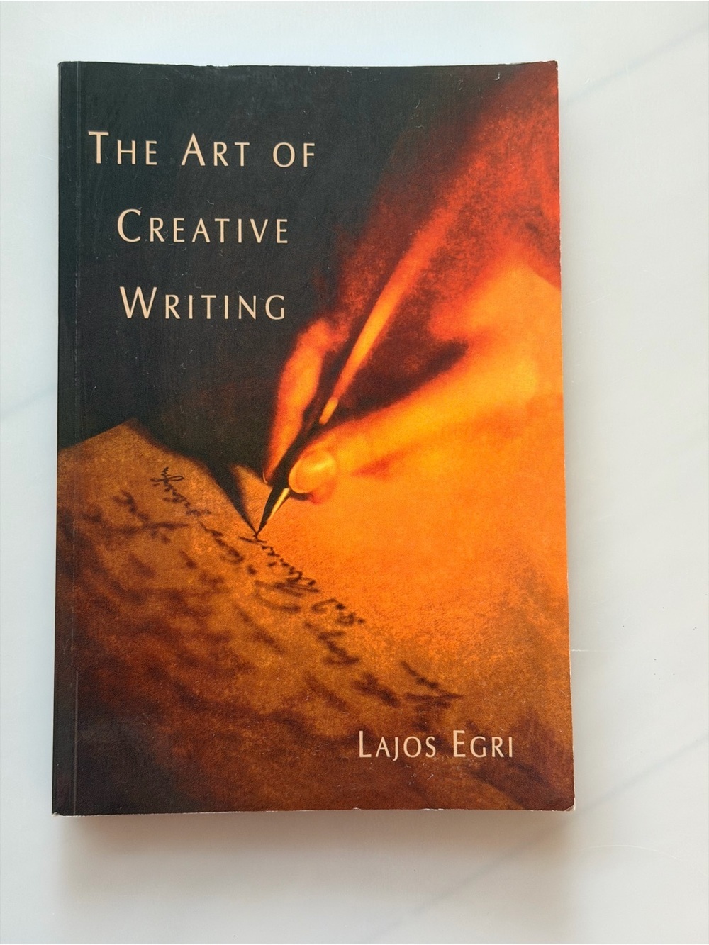 The Art of Creative Writing by Lajos Egri - Orange Cover